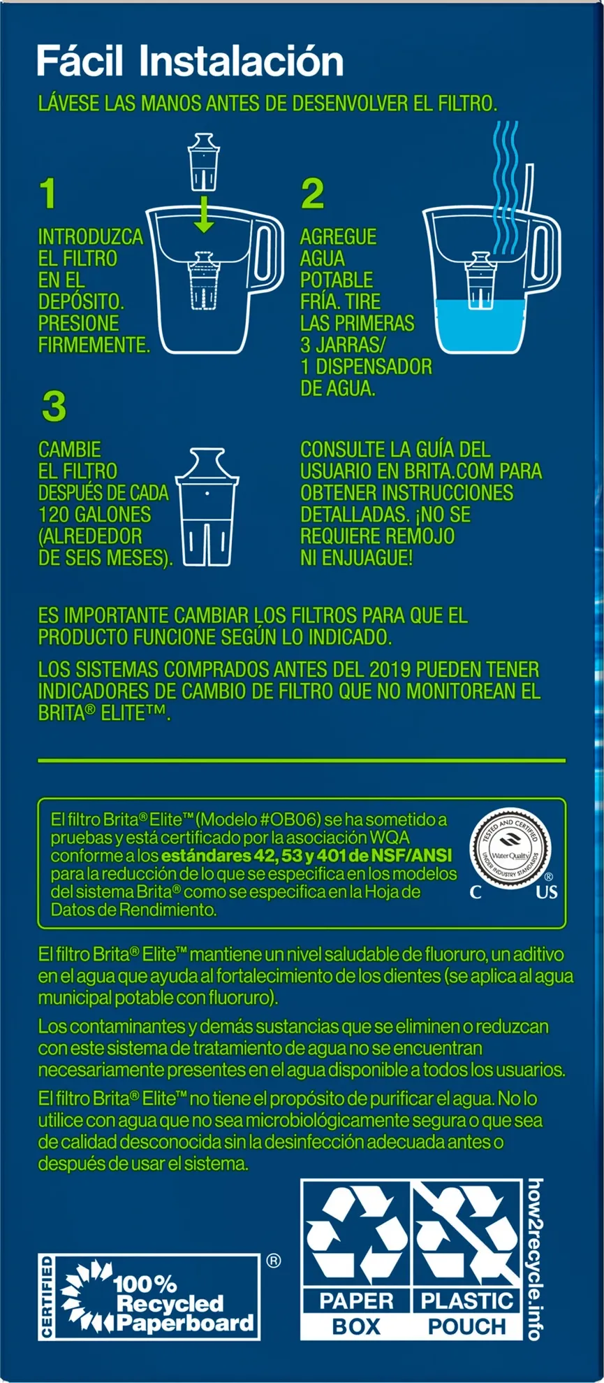 Brita 2ct Elite Replacement Water Filter for Pitchers and Dispensers